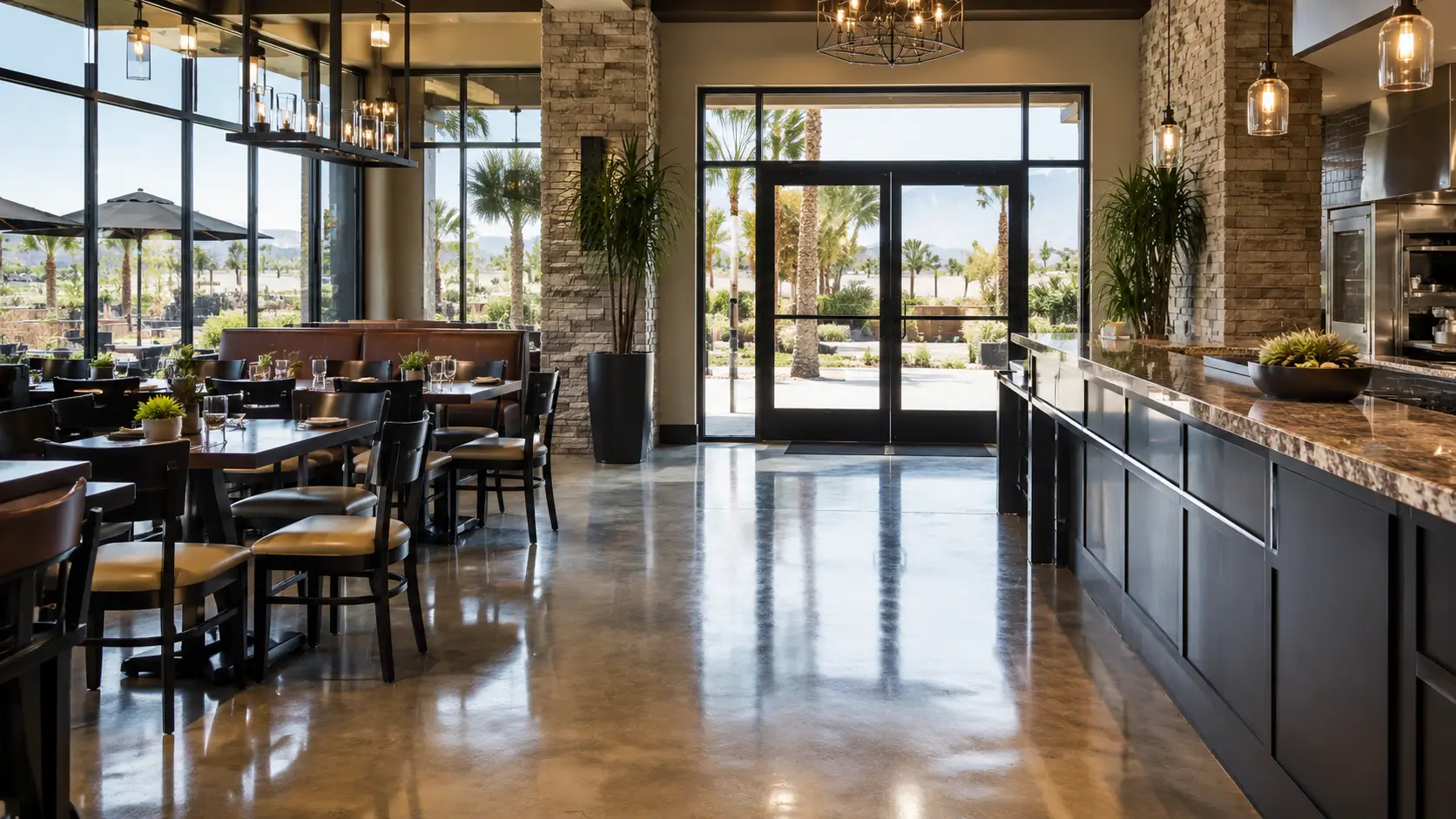 Restaurant cleaning in Henderson, NV by Final Touch.
